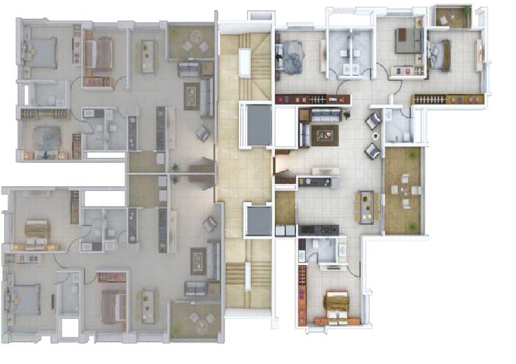 Floor Plan, pandit-javdekar-dharmesh 4 Bedroom 2700 Sq.Ft. Apartment In Shivajinagar Pune 9386339