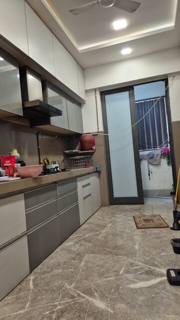 Kitchen in 3 BHK Apartment at Rustomjee Paramount, Khar West – for Rent