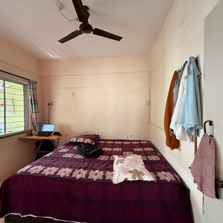 Bedroom, shivalaya-society 2 Bedroom 1050 Sq.Ft. Apartment In Sutarwadi Pune 9386539