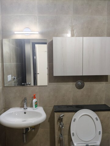 Bathroom in 2 BHK Apartment at Provident Capella, Whitefield – for Rent
