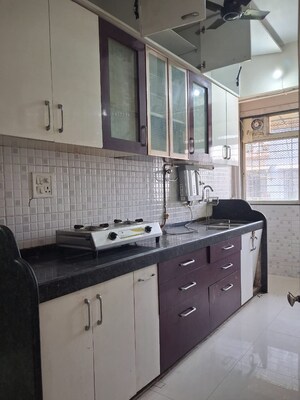 Kitchen in 1 BHK Apartment at Aangan Society, Nerul – for Rent