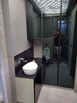 Bathroom in 4 BHK Apartment at Vesu – for Sale