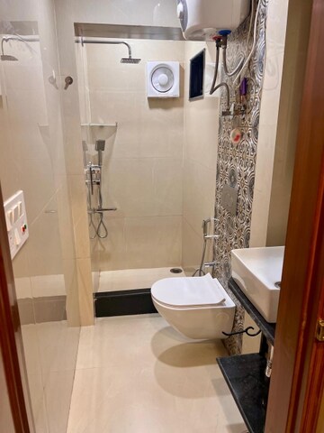 Bathroom in 4 BHK Apartment at DDA Rosewood Apartments, Vasant Kunj – for Rent