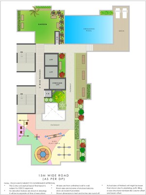 Floor Plan in 2 BHK Apartment at Aarav Omkar Regency, Nerul – for Sale