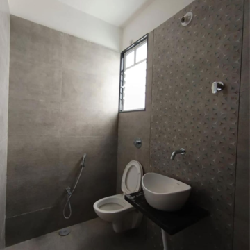 Bathroom in 1 BHK Apartment at Pantheon Acorn Park Phase 1, Mumbai Bangalore Highway – for Rent