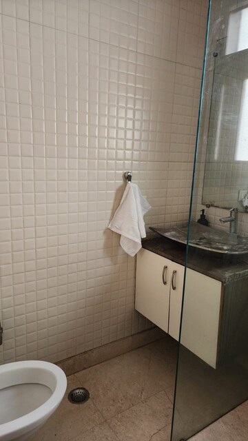 Bathroom in 3 BHK Builder Floor at Greater Kailash – for Rent