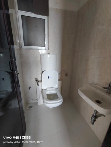 Bathroom in 1 BHK Apartment at Raunak Bliss, Ghodbunder Road – for Rent