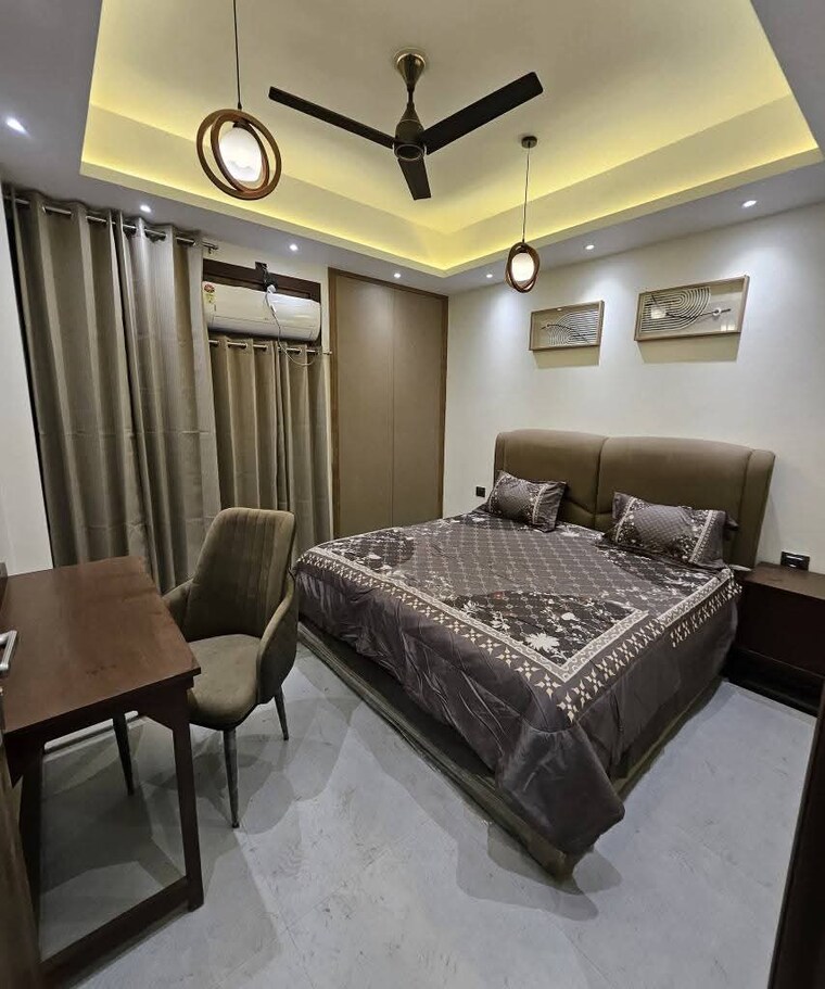 Bedroom, saket 1 Bedroom 500 Sq.Ft. Builder Floor In Saket Delhi 9386785