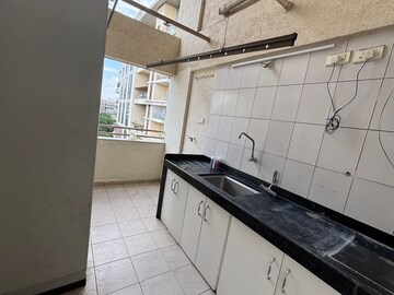 Kitchen in 3 BHK Apartment at Ambiience Greendale, Sopan Baug – for Rent