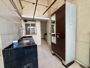 Kitchen in 3 BHK Apartment at Ambiience Greendale, Sopan Baug – for Rent