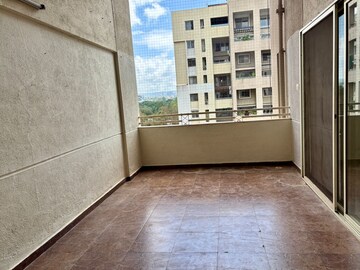 Balcony in 3 BHK Apartment at Ambiience Greendale, Sopan Baug – for Rent