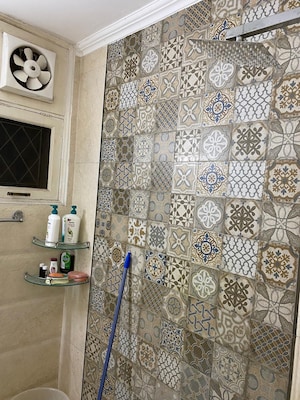 Bathroom in 3 BHK Builder Floor at Kohli One Malibu Town, Sector 47 – for Rent