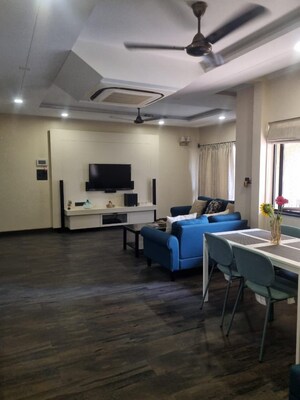 Living Room in 2 BHK Apartment at Panchshil Satellite Towers, Koregaon Park – for Rent