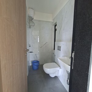 Bathroom in 1 BHK Apartment at Lodha Versova, Versova – for Rent