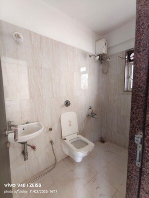 Bathroom in 2 BHK Apartment at Puranik Aarambh, Ghodbunder Road – for Rent