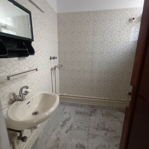 Bathroom in 3 BHK Builder Floor at Kalkaji – for Rent