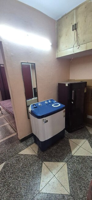 Master Bedroom in 1 BHK Builder Floor at Kalkaji – for Rent