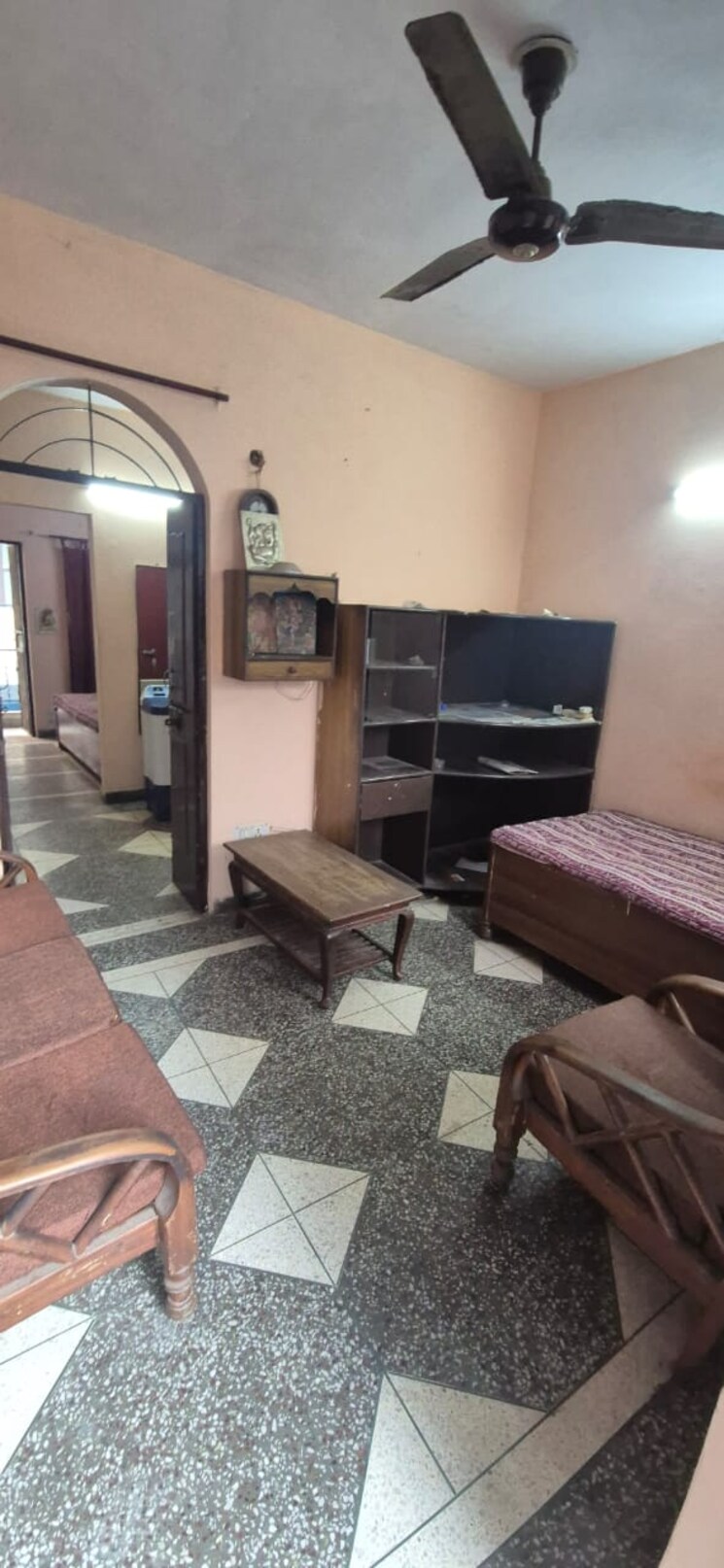 Living Room, kalkaji 1 Bedroom 650 Sq.Ft. Builder Floor In Kalkaji Delhi 9386921