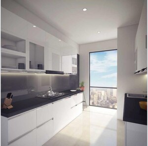 Kitchen in 3 BHK Apartment at Marathon Monte South, Byculla West – for Sale