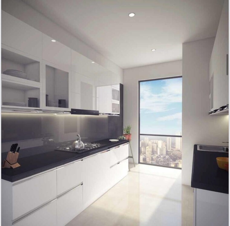 Kitchen, marathon-monte-south 3 Bedroom 1194 Sq.Ft. Apartment In Byculla West Mumbai 9386917