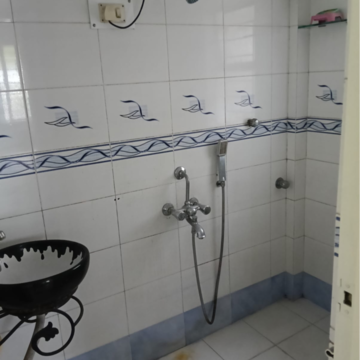 Bathroom in 3 BHK Apartment at Bopodi – for Rent