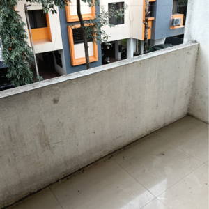 Balcony in 3 BHK Apartment at Bopodi – for Rent