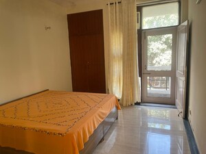 Bedroom in 2 BHK Builder Floor at RBC II, Sushant Lok I – for Rent