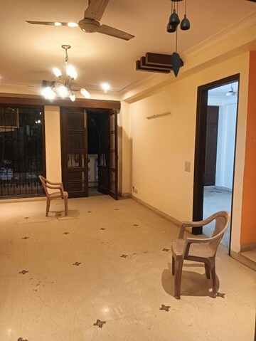 Living Room in 3 BHK Builder Floor at Chittaranjan Park – for Rent