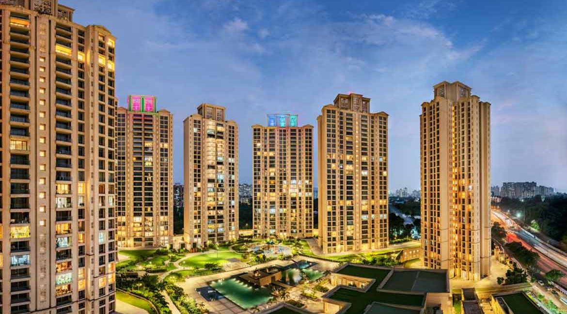 3 BHK + Pooja Room 1305 Sq.Ft. Apartment in One Hiranandani Park