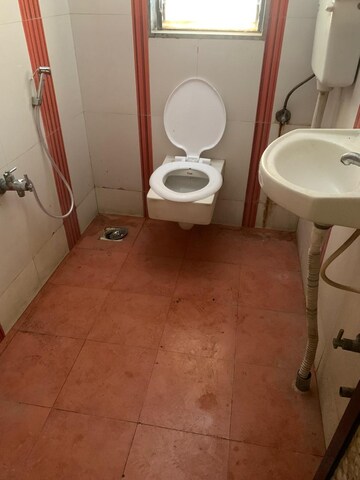 Bathroom in 2 BHK Apartment at Agarwal And Doshi Complex, Vasai West – for Rent