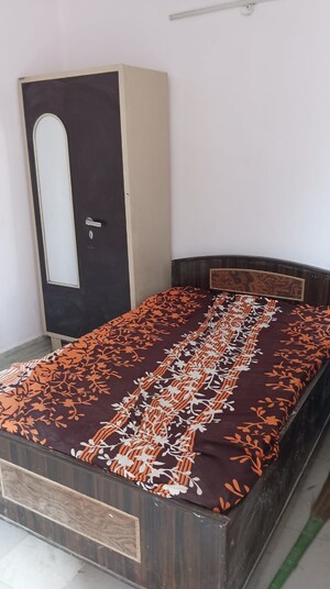 Bedroom in 1 BHK Builder Floor at Mehrauli – for Rent