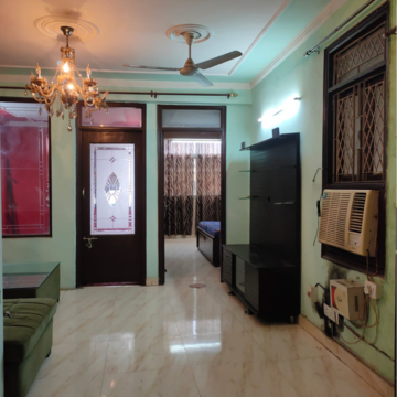 Living Room in 1 BHK Builder Floor at Saket – for Rent