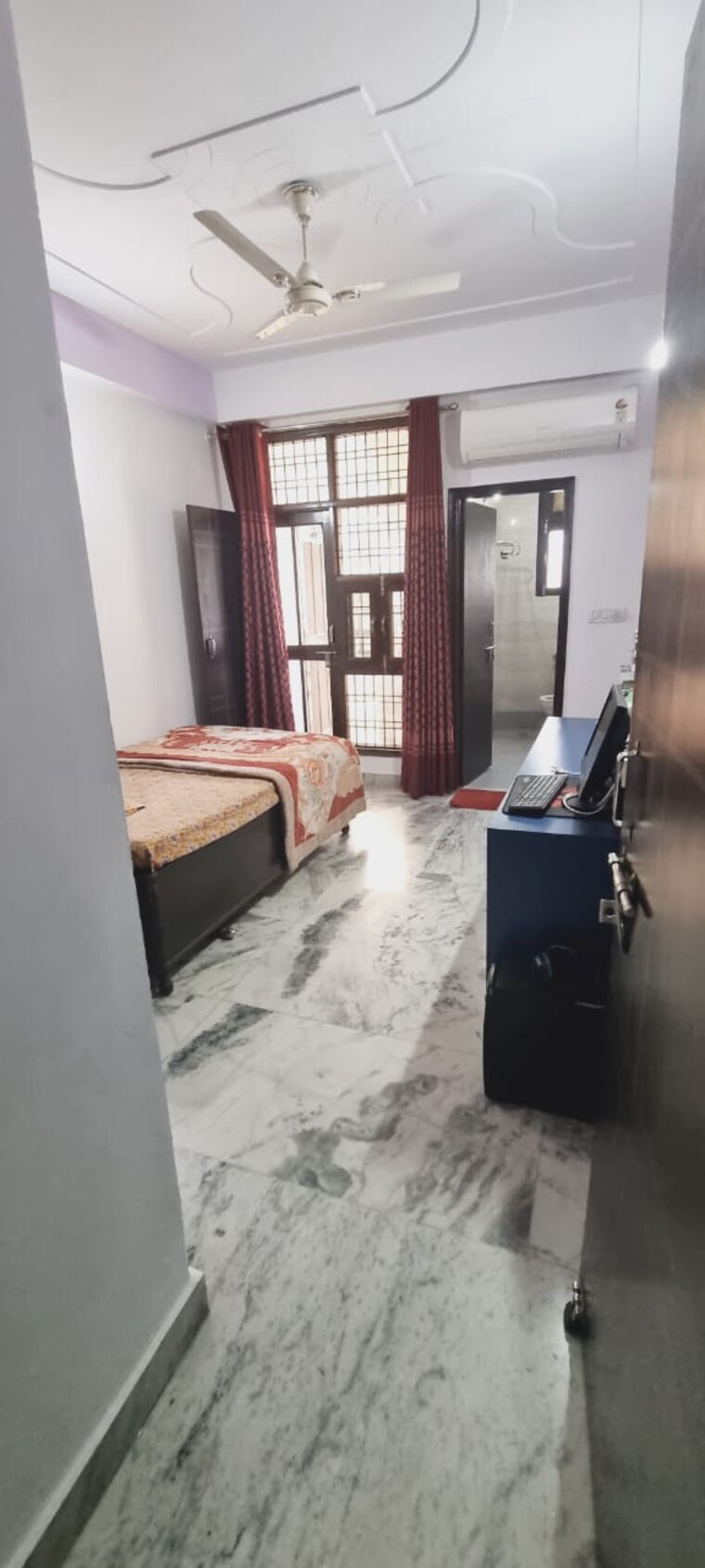 Bedroom, mehrauli 3 Bedroom 1300 Sq.Ft. Builder Floor In Mehrauli Delhi 9387146