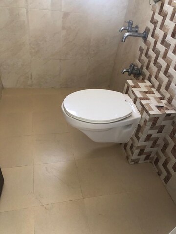 Bathroom in 1 BHK Apartment at Puranik Hometown, Ghodbunder Road – for Rent