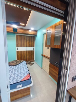 Kitchen in 1 BHK Apartment at Puranik Hometown, Ghodbunder Road – for Rent