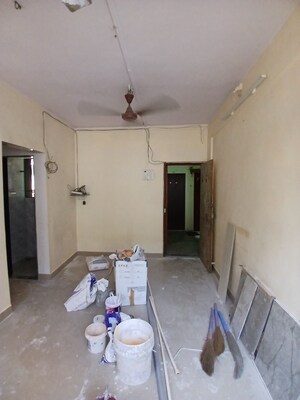 Bathroom in 1 BHK Apartment at Dayanand CHS, Aarey Colony – for Rent