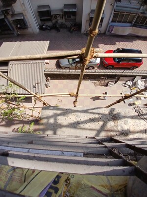 Balcony in 1 BHK Apartment at Dayanand CHS, Aarey Colony – for Rent