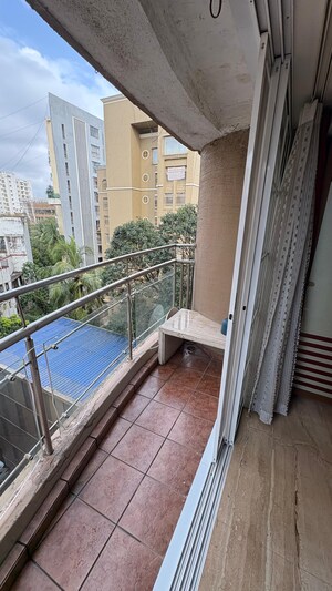 Balcony in 2 BHK Apartment at Rajhuns Apartment, Khar West – for Sale