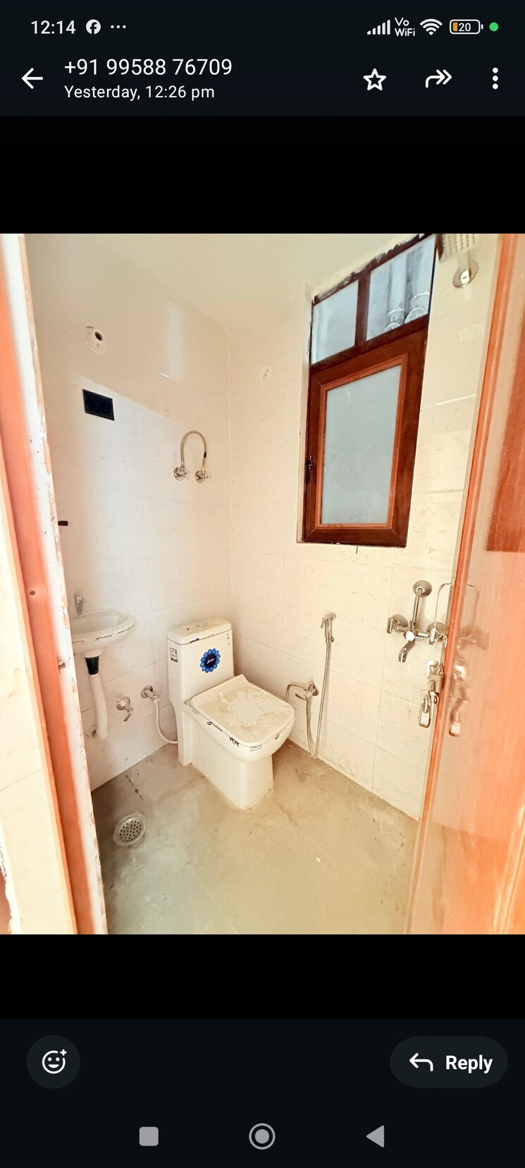 Bathroom, chattarpur 1.5 Bedroom 450 Sq.Ft. Builder Floor In Chattarpur Delhi 9387316