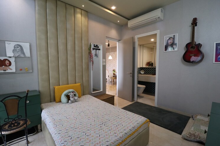 Bedroom, lodha-sterling 3 Bedroom 1266 Sq.Ft. Apartment In Kolshet Road Thane 9387317