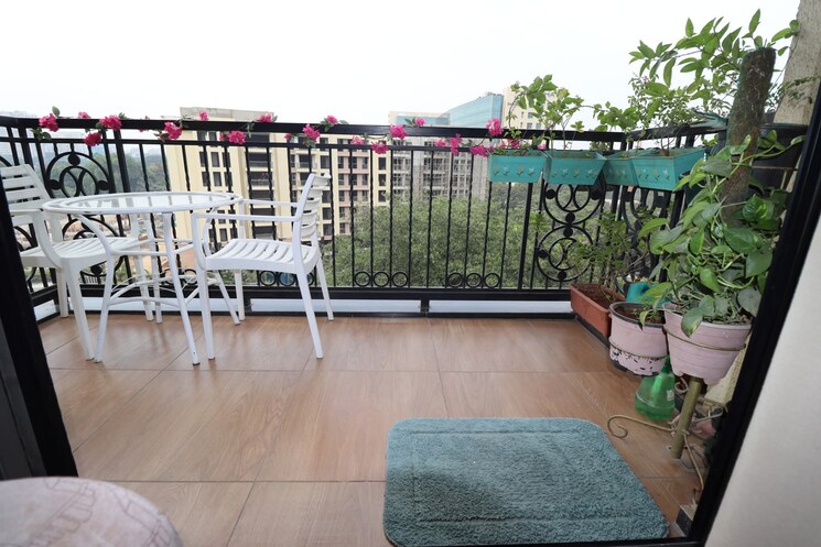 Balcony, lodha-sterling 3 Bedroom 1266 Sq.Ft. Apartment In Kolshet Road Thane 9387317