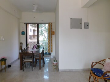 Living Room in 4 BHK Apartment at Harmony Sky Suites, Ghodbunder Road – for Rent