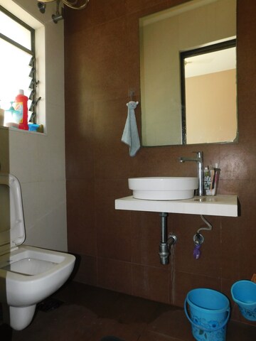 Bathroom in 4 BHK Apartment at Harmony Sky Suites, Ghodbunder Road – for Rent