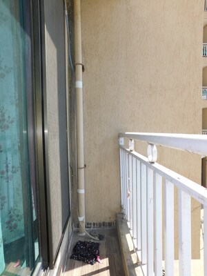 Balcony in 4 BHK Apartment at Harmony Sky Suites, Ghodbunder Road – for Rent