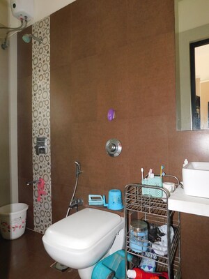 Bathroom in 4 BHK Apartment at Harmony Sky Suites, Ghodbunder Road – for Rent