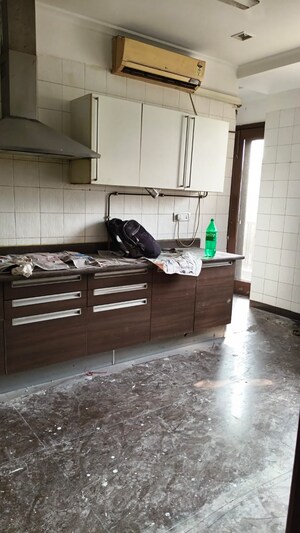 Kitchen in 4 BHK Builder Floor at Boutique Residential Apartments A-7 1, Vasant Vihar – for Rent