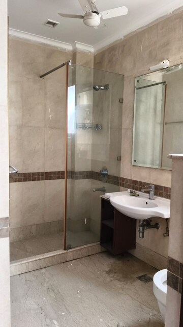 Attached Bathroom in 4 BHK Builder Floor at Boutique Residential Apartments A-7 1, Vasant Vihar – for Rent