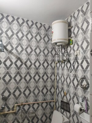 Bathroom in 3 BHK Builder Floor at Greater Kailash I – for Rent