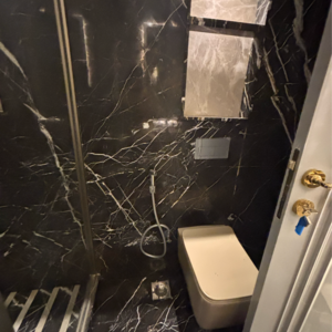 Staircase in 4 BHK Builder Floor at Vasant Vihar – for Sale