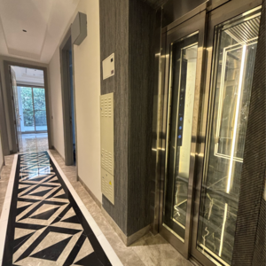 Staircase in 4 BHK Builder Floor at Vasant Vihar – for Sale